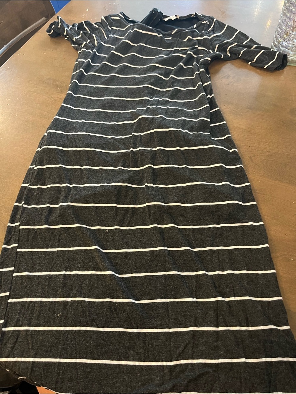 Reitmans Striped Midi Dress – Size Small